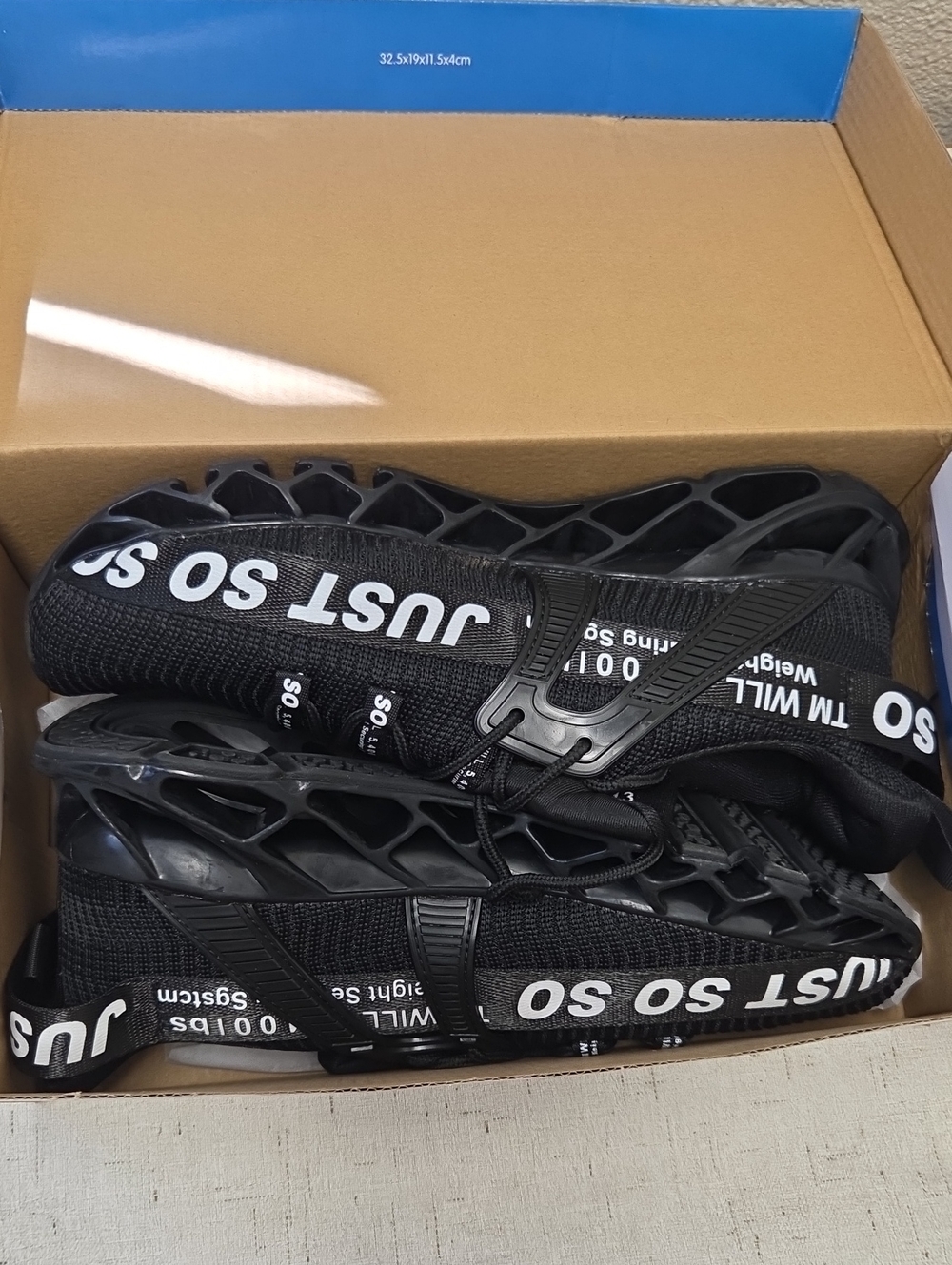 Just So So Black Sneakers Sz 43